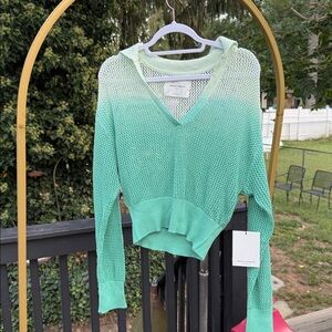 Spiritual Gangster Mona Mint Knit Top